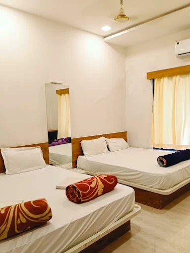 Twin bed room interior